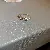 Zircon Love Double Layer Open Ringable Luxurious Niche Design Index - 54# ring-silver cross.