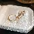 Zircon Love Double Layer Open Ringable Luxurious Niche Design Index - Oil dripping love open ring (set of 2)