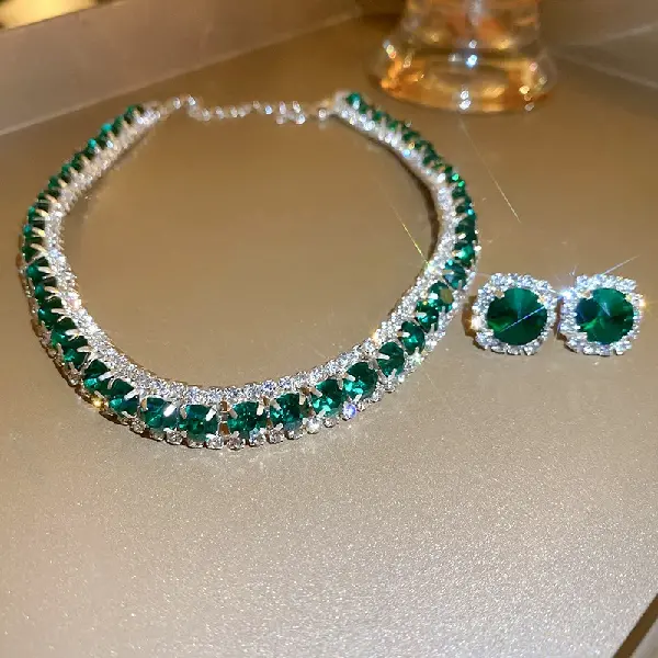 1# silver green (two-piece set),tkmbeautysupply.com