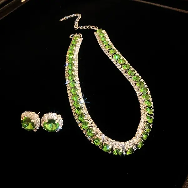 3# silver light green (two-piece set),tkmbeautysupply.com