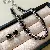 Diamond Square Earrings, Necklaces, Niche Light Luxury, High-end Clavicle Chains - 17# silver black (two-piece set)