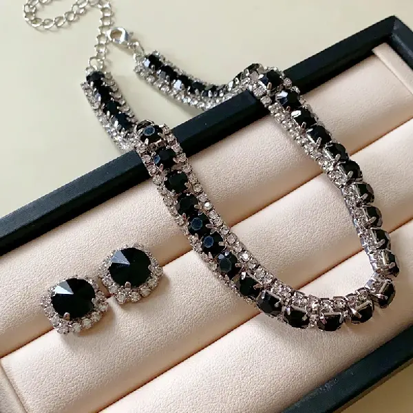 17# silver black (two-piece set),tkmbeautysupply.com
