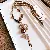 Bohemian Feather Star Oval Necklace Retro Ethnic Long Clavicle Chain - 8# Pearl Letter Braided Flower Necklace