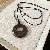 Bohemian Feather Star Oval Necklace Retro Ethnic Long Clavicle Chain - 16# hollow resin round necklace