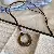Bohemian Feather Star Oval Necklace Retro Ethnic Long Clavicle Chain - 18# resin round smudged hollow necklace