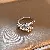 Cold, Personalized Temperament, Zircon, Snake-shaped Flower, Hollow Open Ring, Niche - 4# Ring-Serpentine Zirconia Open Ring