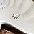 Cold, Personalized Temperament, Zircon, Snake-shaped Flower, Hollow Open Ring, Niche - 5# Ring - Braided Crossed Zircon Adjustable Ring