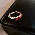 Zircon Bamboo Metal Open Ring Chinese National Versatile Index Finger - 8# oil dripping bamboo zircon open ring