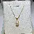 Wholesale 18K Gold Filled Pearl Necklace French Retro - 3084 pink rice bead chain-pullable clavicle chain