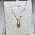 Wholesale 18K Gold Filled Pearl Necklace French Retro - 3084 purple rice bead chain-pullable clavicle chain