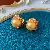 Medieval Vintage Earrings Silver Needle Zircon Pearl Irregular Retro Light - Silver Needle-Gold