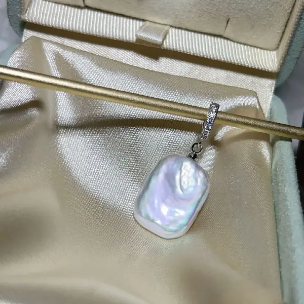 Chain not included 3086 square bar universal buckle pendant silver - pullable clavicle chain,tkmbeautysupply.com