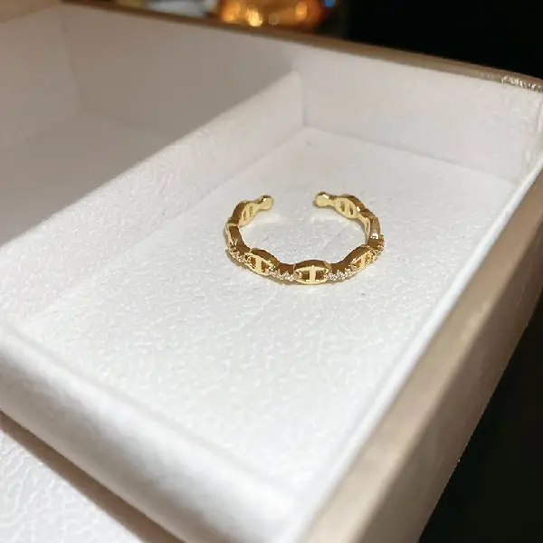 40# spliced u200bu200bopen ring-gold,tkmbeautysupply.com