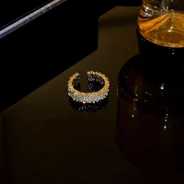 Zircon open ring,tkmbeautysupply.com