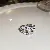 Gold-Plated Pearl Open Ring with Diamond Accents - 15. Ring-Platinum Pig Nose