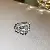 Gold-Plated Pearl Open Ring with Diamond Accents - 33. Ring-Platinum Zircon Love Heart
