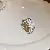 Gold-Plated Pearl Open Ring with Diamond Accents - 38. Ring-Platinum Zircon