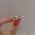 Gold-Plated Pearl Open Ring with Diamond Accents - 62. Ring-Zircon Pearl Multi-layer