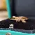 Gold-Plated Pearl Open Ring with Diamond Accents - Ring-gold-wrap