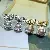Wholesale Zhuji Pearl Earrings 8-9mm S925 Silver - 1309 Purple (8MM)-Silver