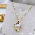 Wholesale Freshwater Pearl Charm Necklace Summer Ins - C4025AX white