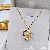 Wholesale Freshwater Pearl Charm Necklace Summer Ins - C4025AX pink