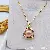 Wholesale Freshwater Pearl Charm Necklace Summer Ins - C4006AX pink necklace