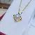 Wholesale Freshwater Pearl Charm Necklace Summer Ins - C4058AX white