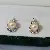 Wholesale Gold Plated Pearl Zircon Earrings for Women - 1414B Pink