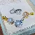 Wholesale Freshwater Pearl Zircon Sunflower Charm Buckle - Pendant with beads but no chain - 3090 golden white pearls