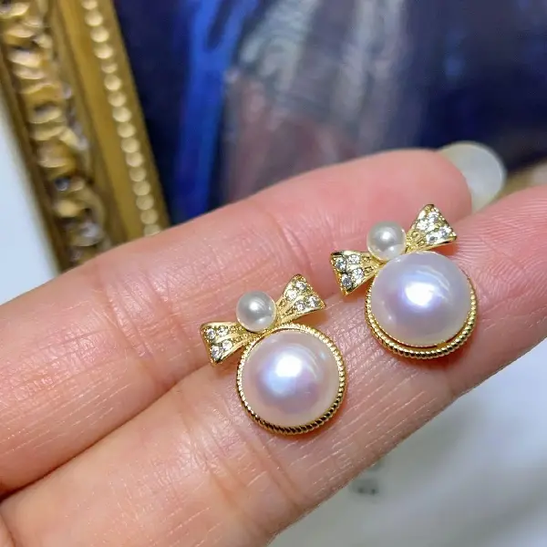 1392 golden white beads (9.5-10mm),tkmbeautysupply.com