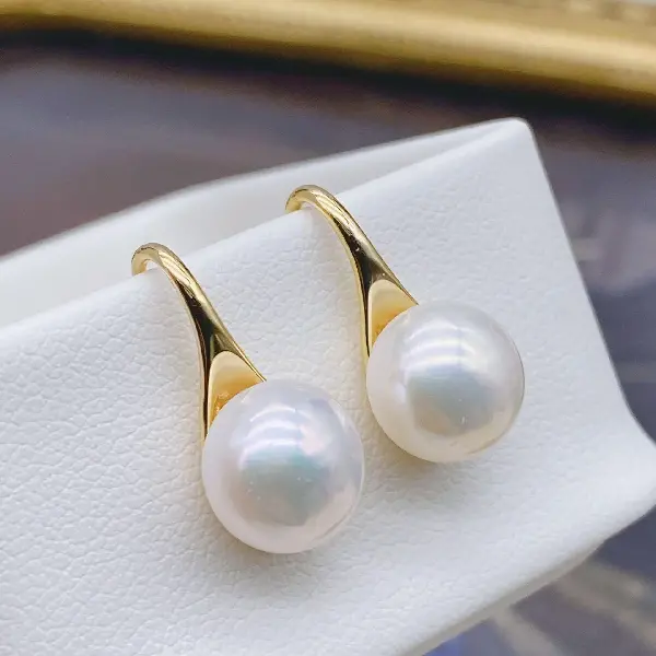 1409 golden white beads (9.5-10mm),tkmbeautysupply.com