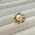 Wholesale Retro Luxury Freshwater Pearl Jewelry Collection - Gold ring pink pearl