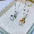 Wholesale 18K Gold Filled Bow Pearl Set Freshwater - Necklace-silver with white pearls