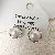Wholesale Large Pearl Earrings 925 Silver Gold Plated - 4002 silver white beads (10mm)