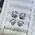 Wholesale Large Pearl Earrings 925 Silver Gold Plated - 4004 silver small white beads (8.5-9mm)
