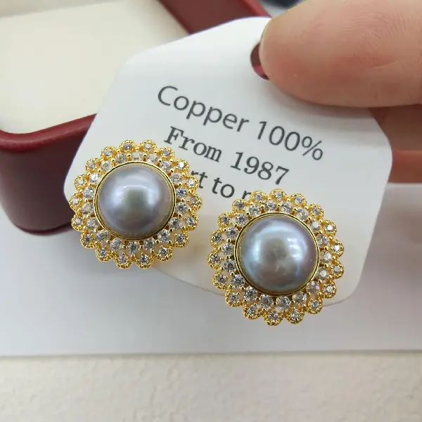 4053 golden gray beads (10mm),tkmbeautysupply.com
