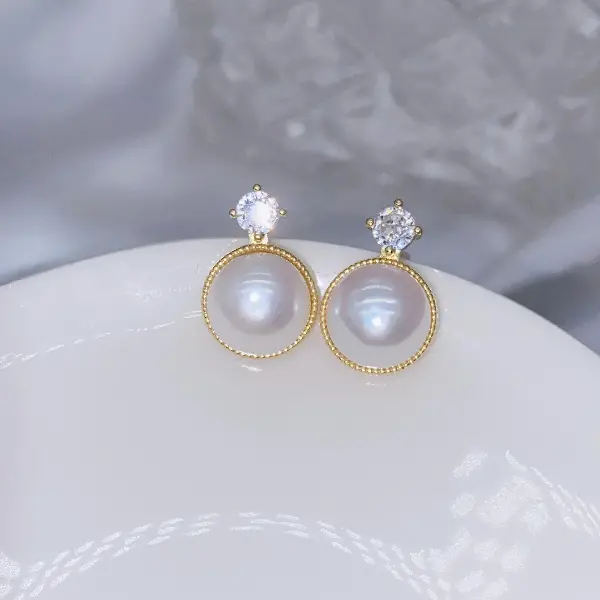 4017 golden white beads (9.5-10mm),tkmbeautysupply.com