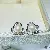 Wholesale Large Pearl Earrings 925 Silver Gold Plated - 4025 silver white beads (9-9.5mm)