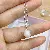 Natural Freshwater Pearl Earrings for Women - Retro Style - 4040 silver necklace white beads