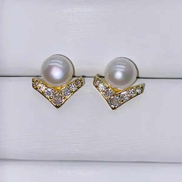 1489 golden white beads (9-9.5mm),tkmbeautysupply.com