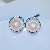 Wholesale Large Pearl Earrings 925 Silver Gold Plated - 4027 silver pink beads (9-9.5mm)