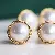 Wholesale Freshwater Pearl Earrings 925 Silver Supply - 5110 white pearl about 10mm