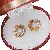 Wholesale Freshwater Pearl Earrings 925 Silver Supply - 51495 golden bird's nest white