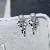 Wholesale Gold Plated Pearl Zircon Earrings for Women - 1368B white