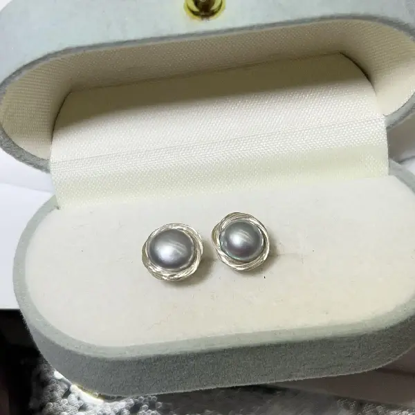 Gray pearl silver winding (7-8),tkmbeautysupply.com