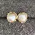 Wholesale Freshwater Pearl Earrings 925 Silver Supply - 5252 Button Wrap Earrings