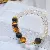 Tiger Eye Stone Wholesale Jewelry - Quality Freshwater Pearls - Big tiger eye stone elastic cord bracelet