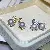 Wholesale Zhuji Pearl Earrings 8-9mm S925 Silver supply - 4030 gray (7.5-8MM)-gold