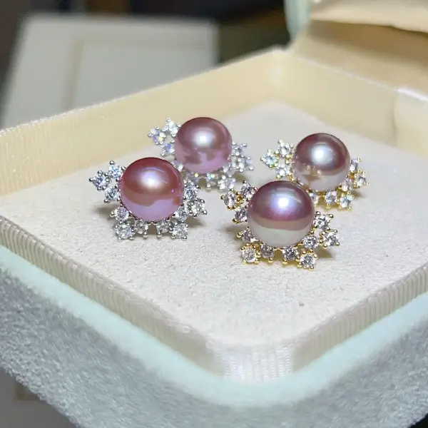 1372 purple (8-9MM)-silver,tkmbeautysupply.com